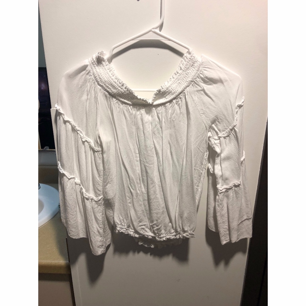 Off the Shoulder Crop Top